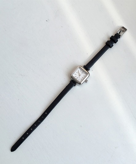 [sale] TELENDA square dial leather watch