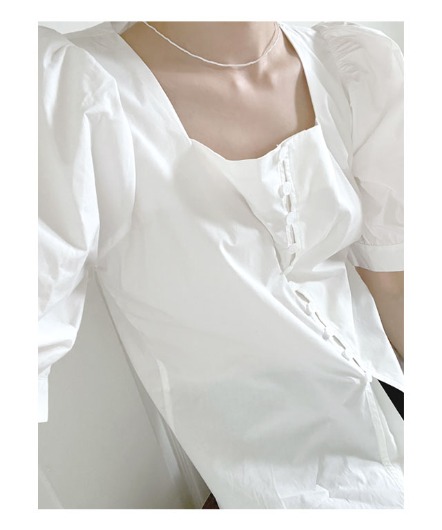 [sale]fancy square neck blouse