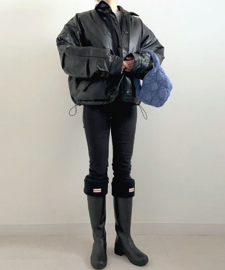 [sale]padding leather jacket(5온스)